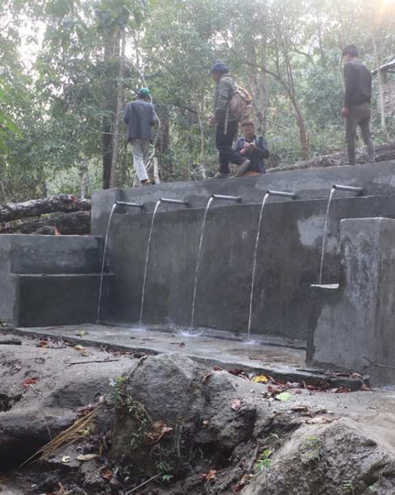 धार्मिक स्थल गंगा खोलाको संरक्षण गरिँदै