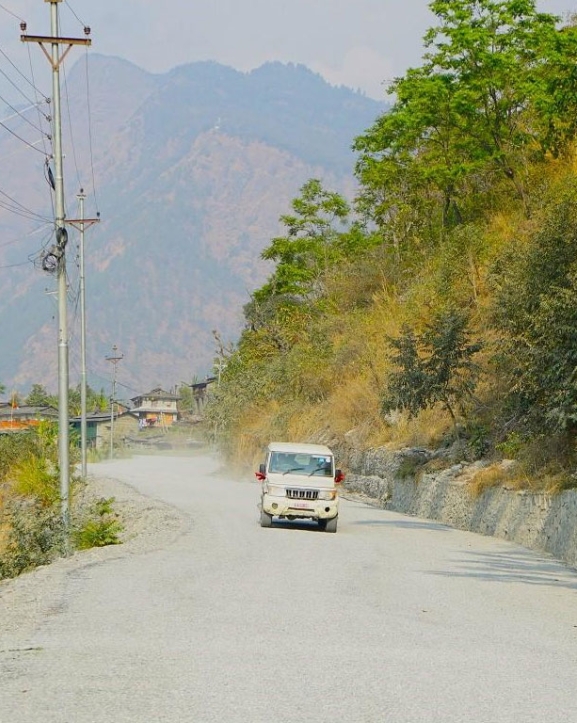 बेनी–दरवाङ सडक : आठ वर्षमा १७ किलोमिटर कालोपत्र