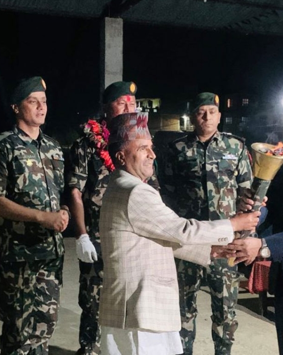 गोरखा-जितगढी एकीकरण पदयात्रा तनहुँ आइपुग्यो