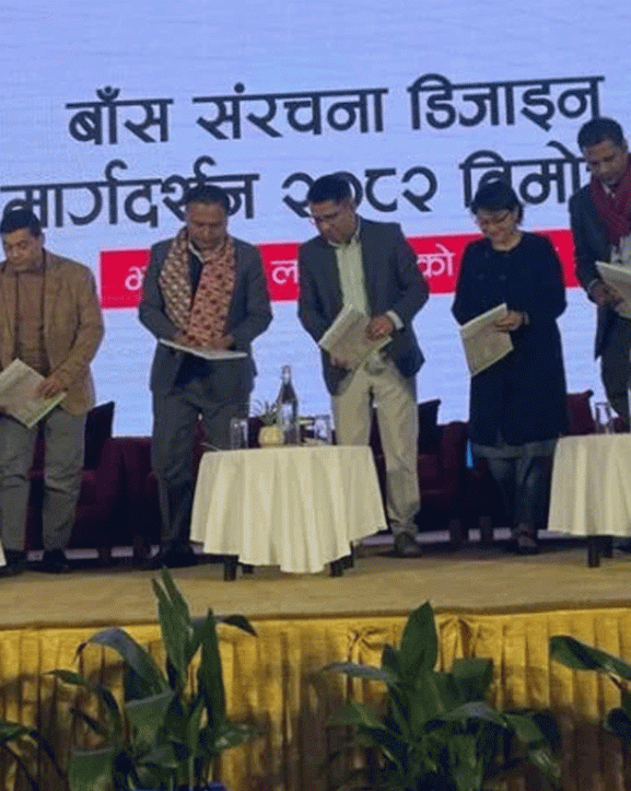 ‘बाँसका भौतिक संरचना निर्माणसम्बन्धी मार्गदर्शन सार्वजनिक भएपछि उत्साहित रुपाकोट मझुवागढी’