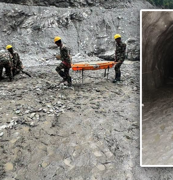जलविद्युत् आयोजनाका सुरुङमा फसेकाको उद्धारमा के हुँदै छ ? अपडेट