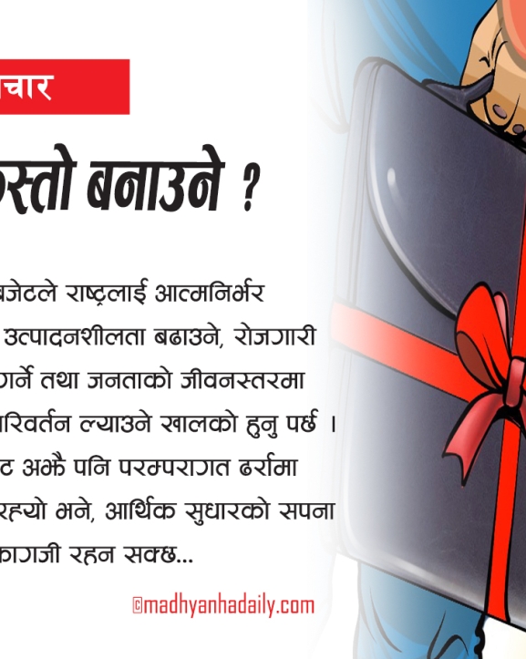 अबको बजेट कस्तो बनाउने ?