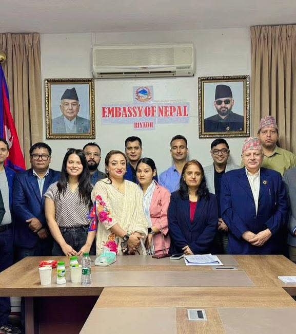 मोरङसुनसरी सेवा समाज साउदीद्वारा नेपाली दूतावासमा परिचयात्मक भेटघाट तथा धन्यवाद ज्ञापन