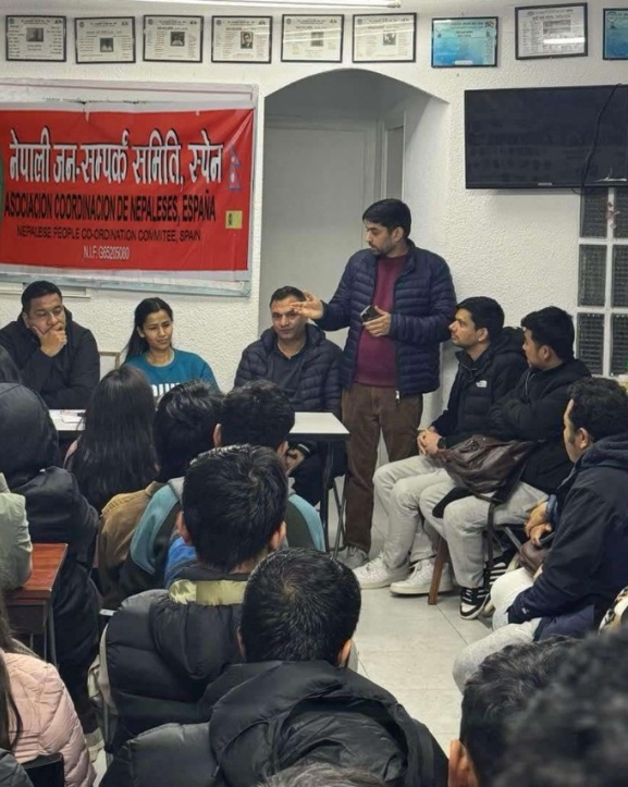 नेपाली जनसम्पर्क समितिद्वारा बार्सिलोनामा भाषा कक्षा सुरु