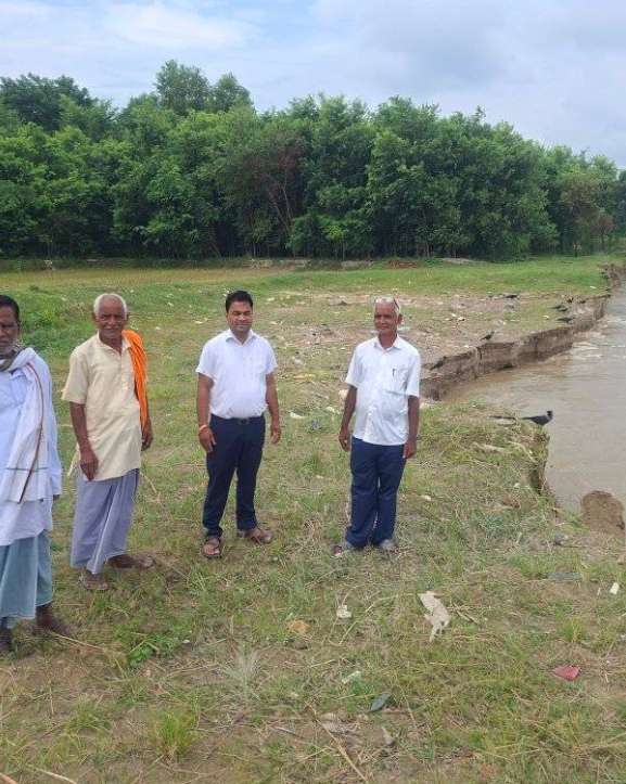 बागमती नदीको कटान नियन्त्रणमा जुट्यो दुर्गाभगवती गाउँपालिका