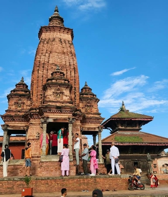 भक्तपुरमा केदारनाथ मन्दिर खुला, साँझ महाआरती गरिँदै