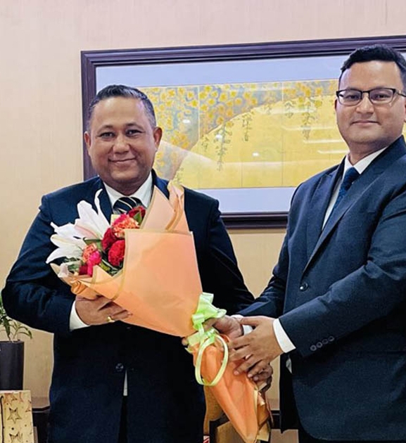 परराष्ट्र मन्त्री शिशिर खनाल नयाँ दिल्लीमा