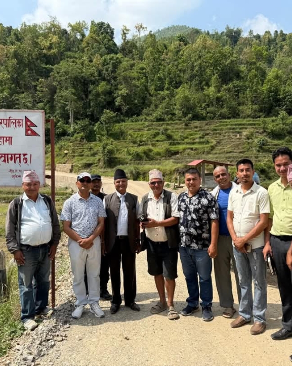 अर्घाखाँचीमा सिँचाइले गरेका कामको अनुगमन