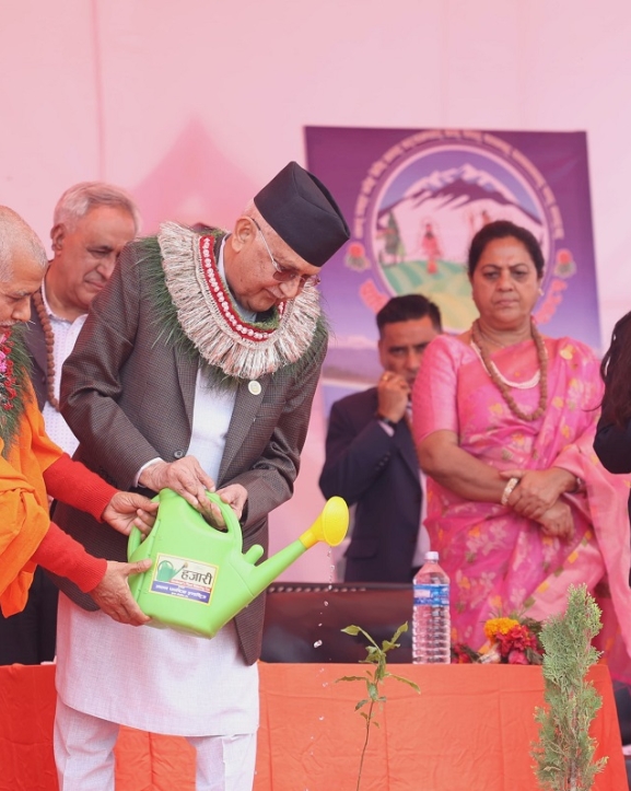 प्रधानमन्त्रीद्वारा पाणिनी तपोभूमि सम्मेलन उद्घाटन