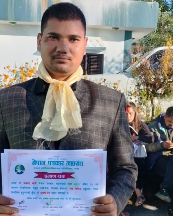 पत्रकार महासंघ रुकुम पश्चिमको सहसचिवमा मध्यान्हकर्मी खत्री निर्वाचित