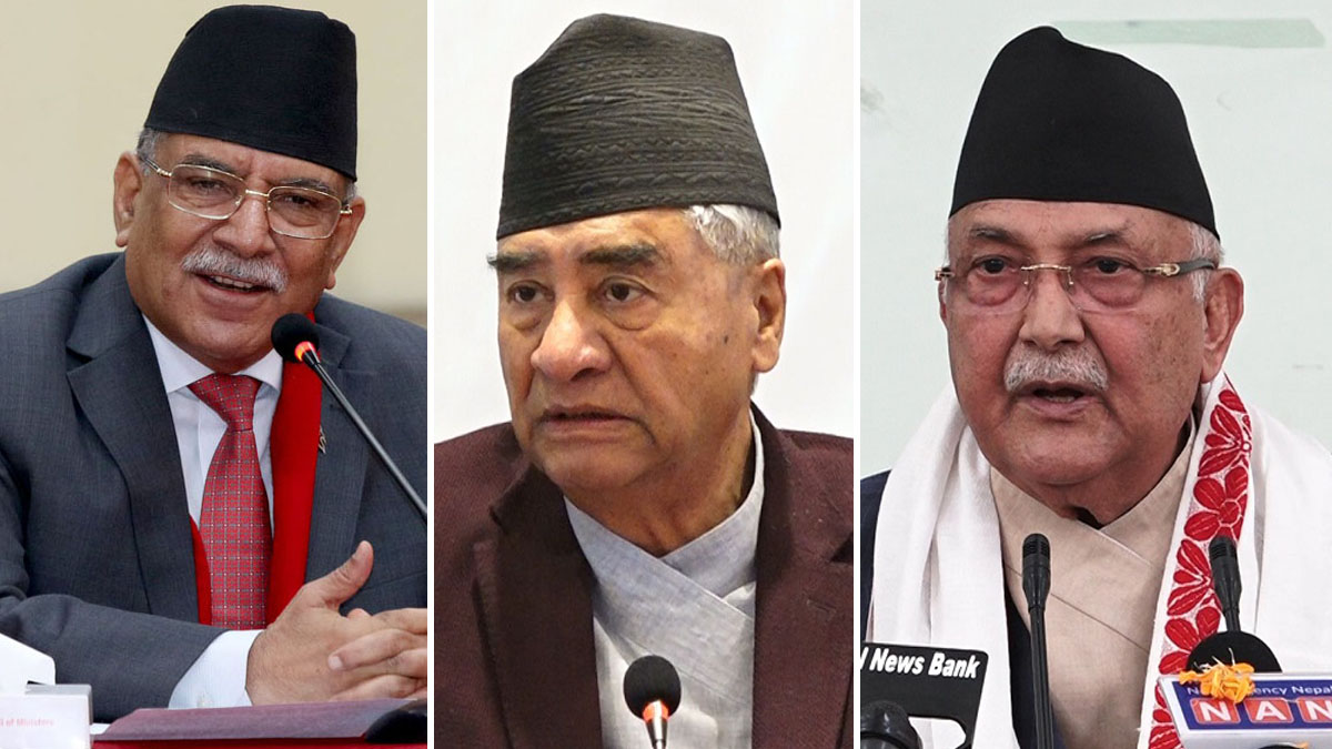गणतन्त्रको रक्षा गर्न ३ शीर्ष नेता प्रतिबद्ध