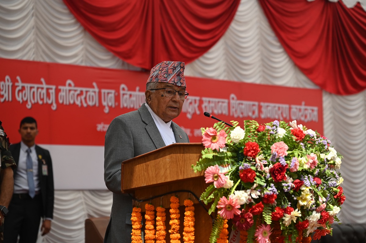 ऐतिहासिक सम्पदाको संरक्षण गर्नु हाम्रो साझा दायित्व : राष्ट्रपति