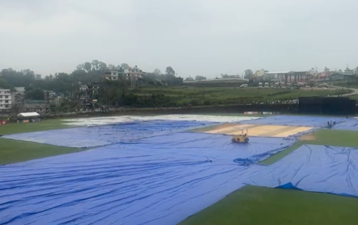 वर्षाले नेपाल र अफगानिस्तानबीचको खेलमा ढिलाइ