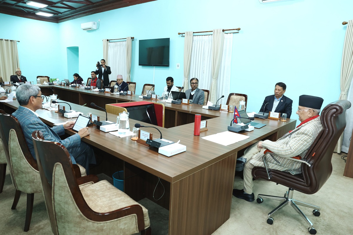 मन्त्रिपरिषद्को बैठक सिंहदरबारमा जारी
