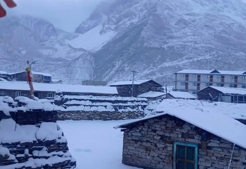 उच्च पहाडी तथा हिमाली भू–भागमा हल्का हिमपातको सम्भावना