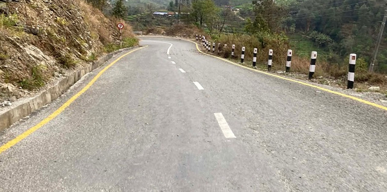 बागलुङको सिगाना गाउँ पक्की सडक सञ्जालमा जोडियो