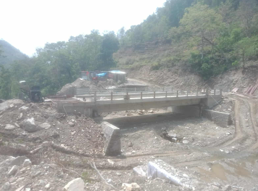 सम्झौताको एक वर्ष अघिनै तार्दीखोला मोटरेवल पुल सम्पन्न हुँदै