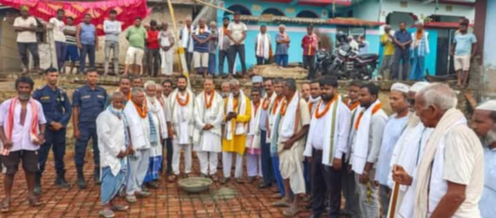 मदरसाको शिलान्यास