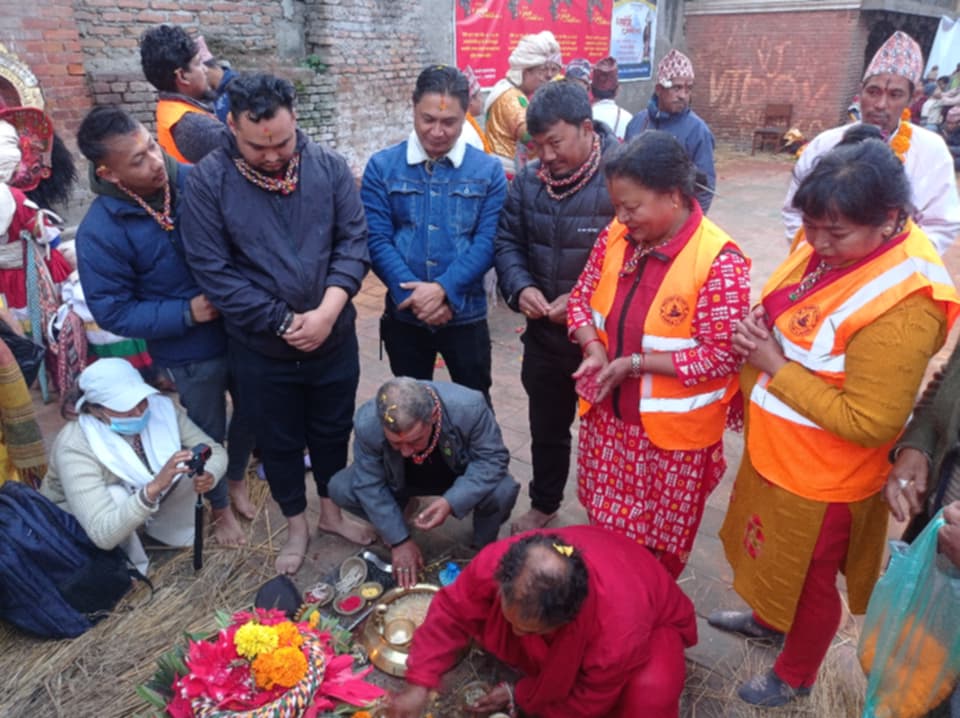 पशुपति क्षेत्रमा सुरु भयो नवदुर्गा नाच 