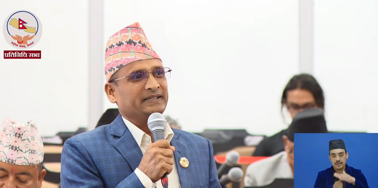 सुनसरी घटनाबारे प्रधानमन्त्रीले संसदमा जवाफ दिनुपर्ने सांसद शर्माको माग