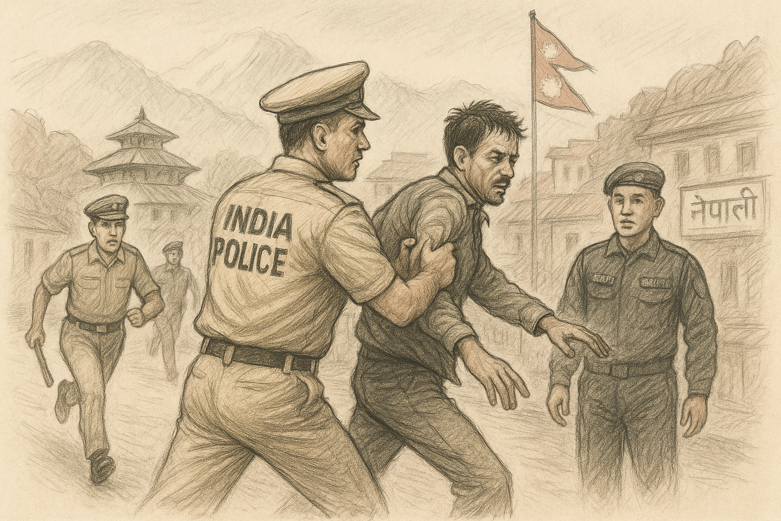 नेपाली भूमिमा भारतीय प्रहरी