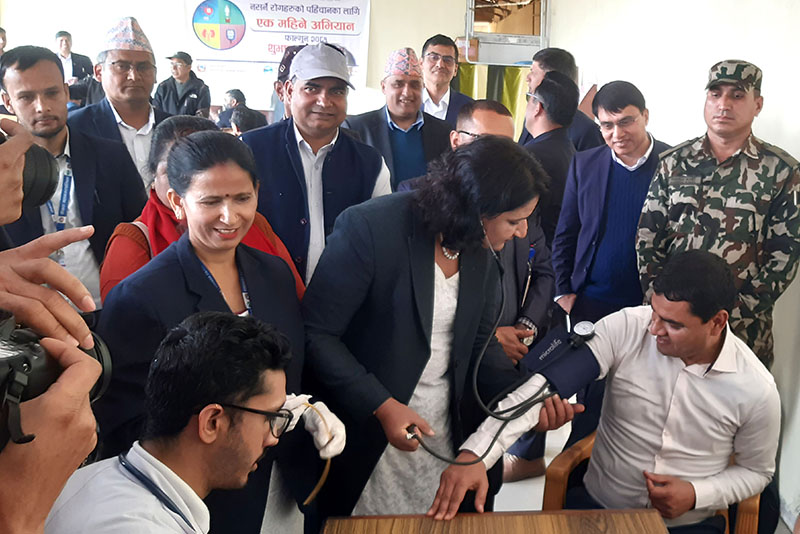  नसर्ने रोगहरूविरुद्ध प्रतिकारात्मक अभियान सुरु