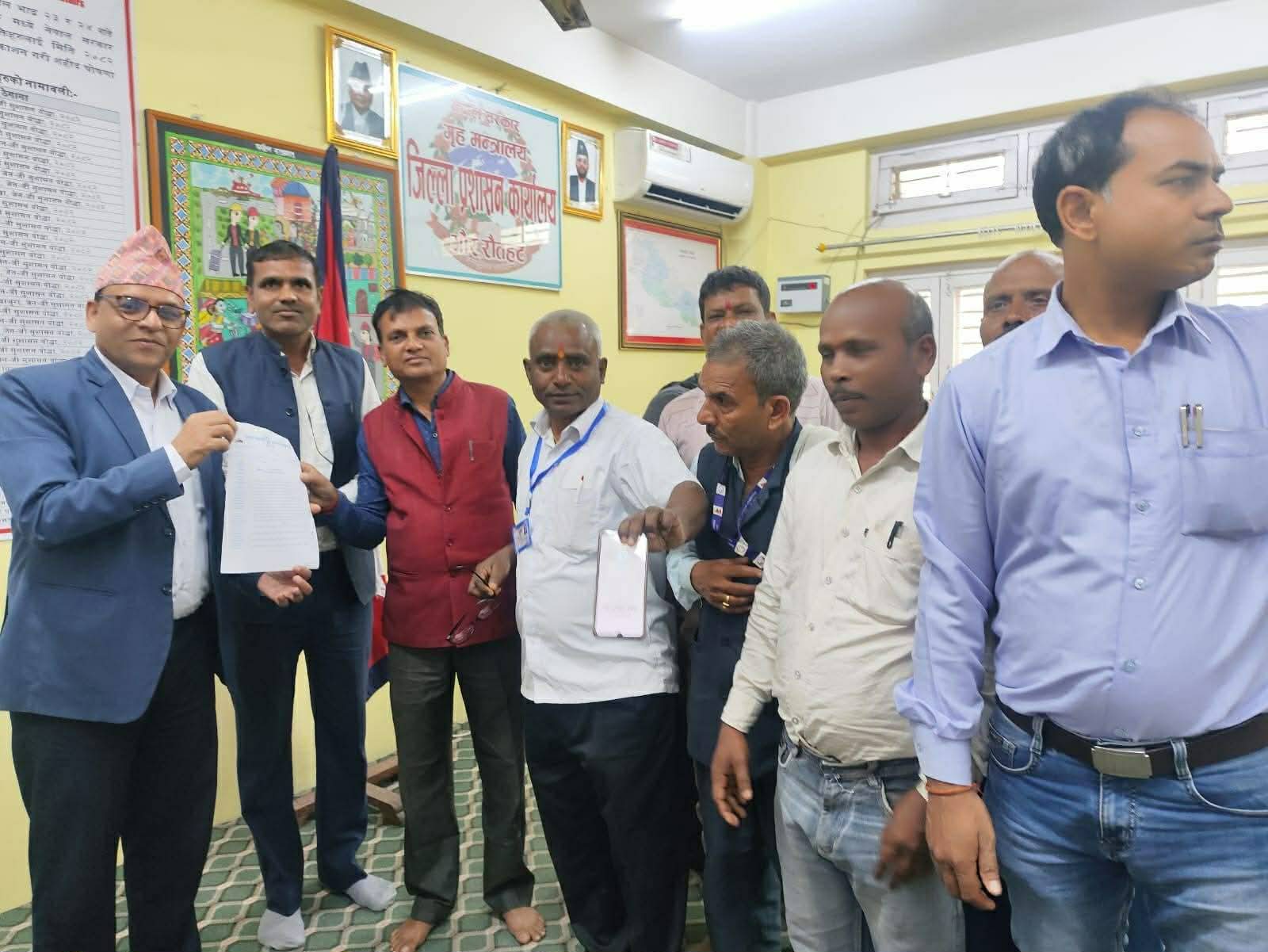 ‘बिचौलिया’ शब्दप्रति आपत्ति जनाउँदै लेखापढी व्यवसायीको विरोध, पक्राउ परेकालाई रिहा गर्न माग
