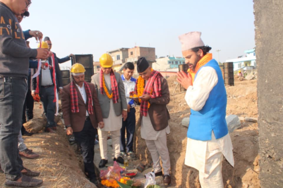 कर्णालीमा पहिलो पटक बन्न लागेको तरल नाइट्रोजन प्लान्ट भवनको शिलान्यास