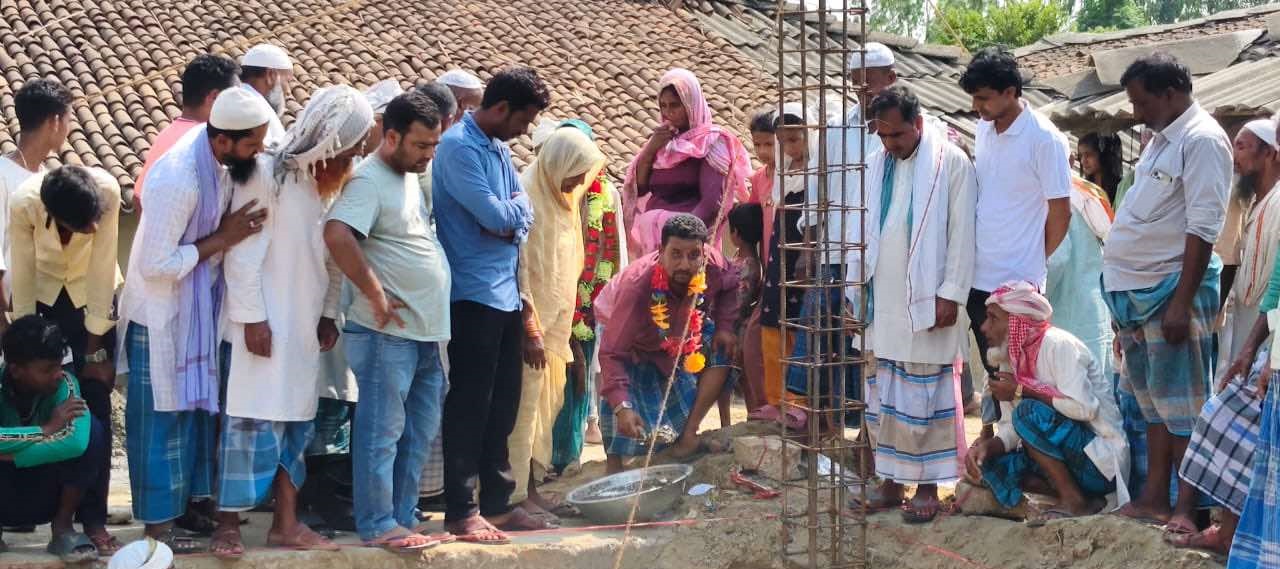 प्रदेश सांसद खातुनद्वारा मोक्तमको शिलान्यास