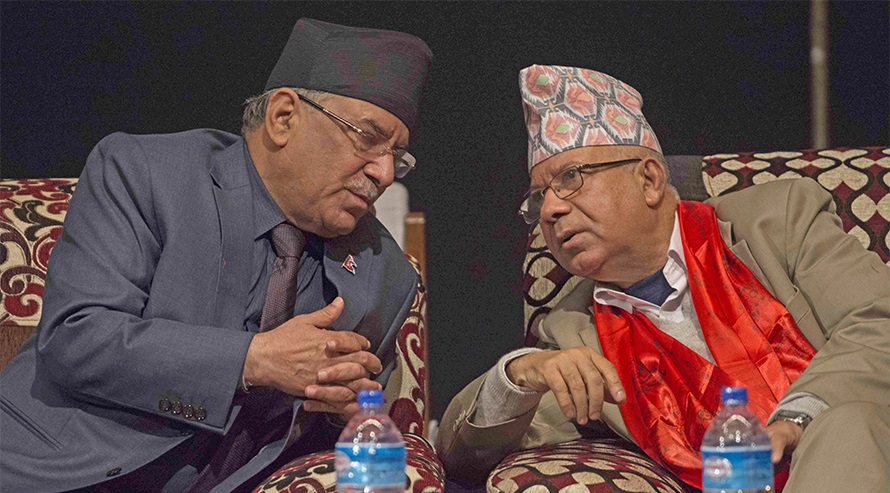  प्रचण्डसँग सशंकित माधव
