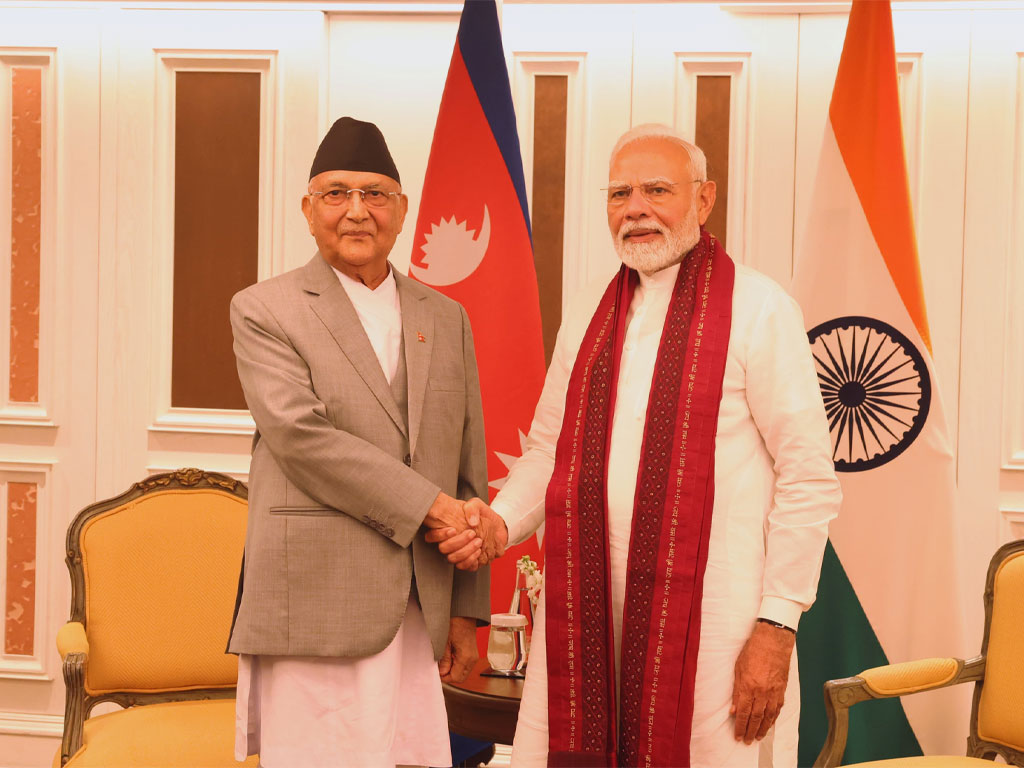 सगरमाथा संवादमा भारतीय प्रधानमन्त्री मोदी नआउने