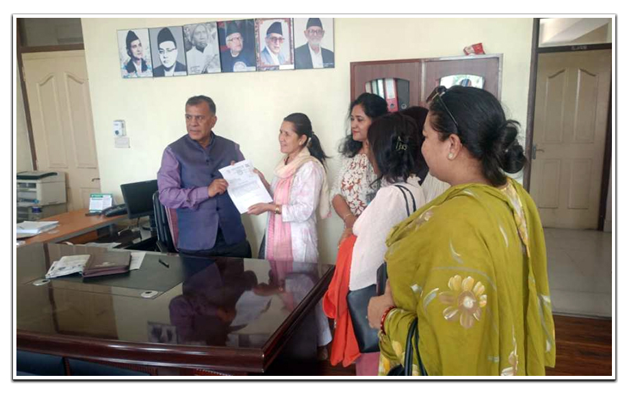 महिला संघका २० केन्द्रीय सदस्यहरूले दिए राजीनामा