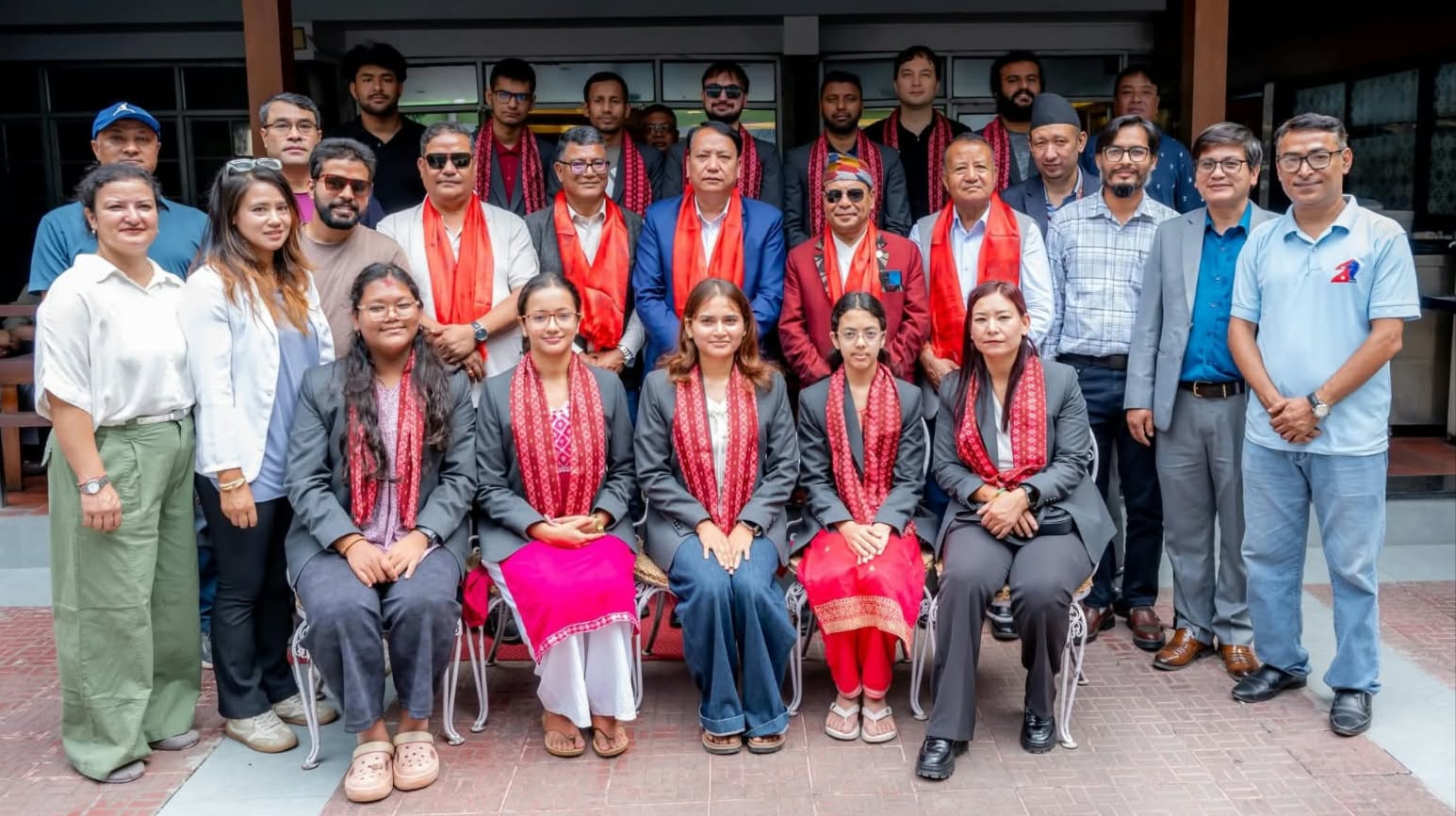 चेस ओलम्पियाड टोलीको बिदाइ