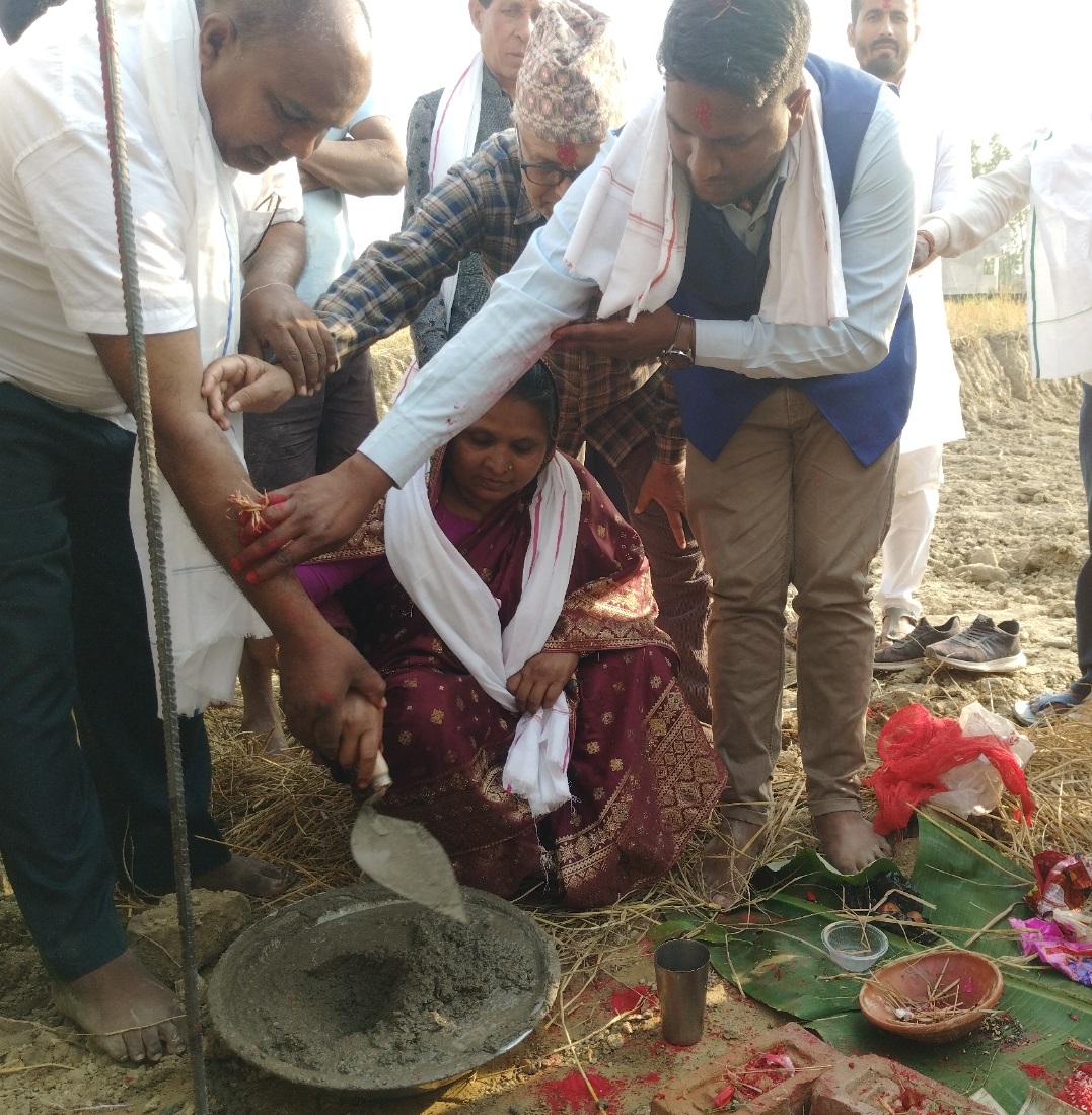 बिजयपुर स्वास्थ्य चौकीको बर्थिङ सेन्टर भवन शिलान्यास