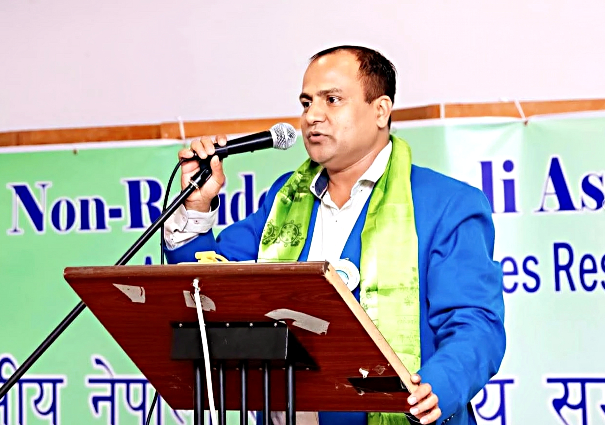 बाढीपीडितका लागि एनआरएनए उपाध्यक्ष गैरेद्वारा ५ लाख सहयोग