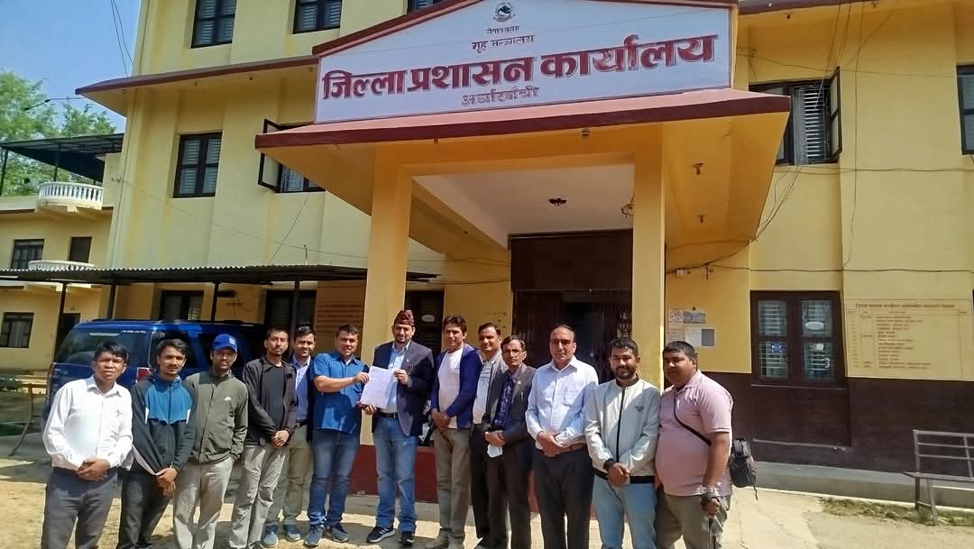 पत्रकार महासंघ लुम्बिनी प्रदेशका १२ जिल्लाबाट सरकारलाई ध्यानाकर्षण पत्र