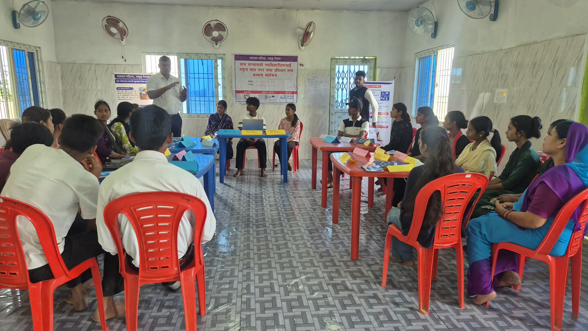 यमुनामाईमा बाल नगर सभा अभ्यास, बालअधिकार र स्थानीय शासनबारे सचेतना अभिवृद्धि