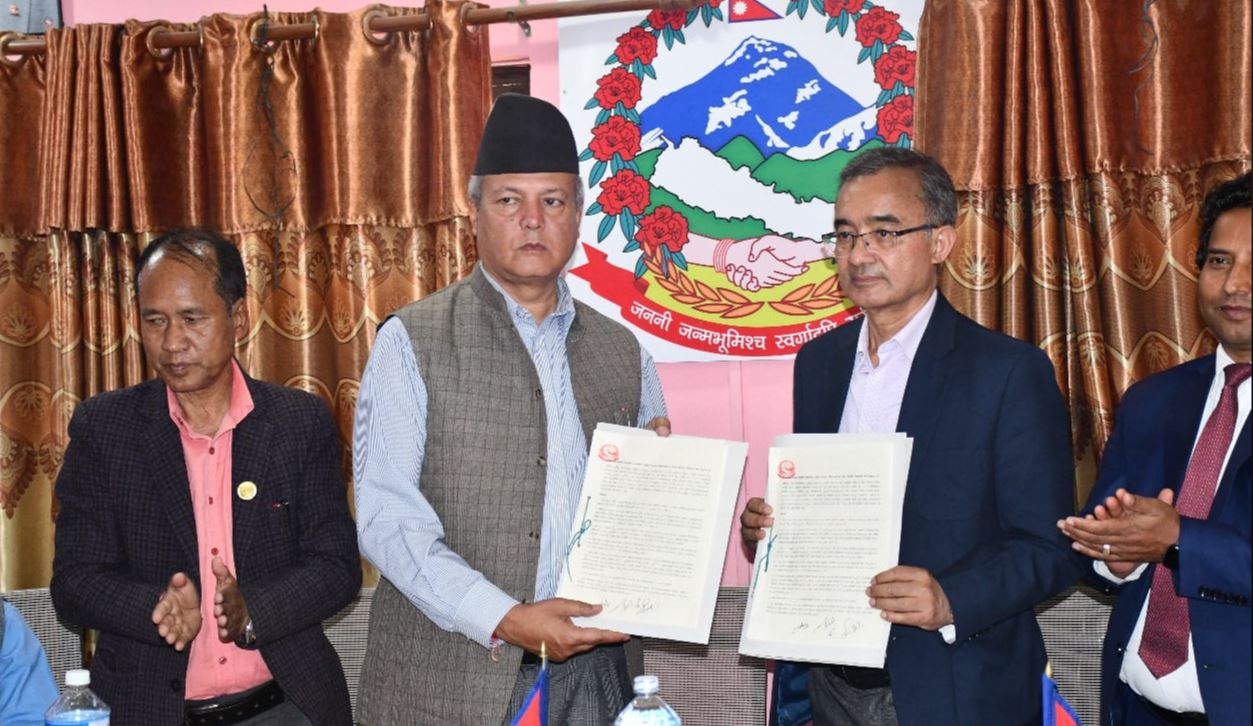 टोखा नगरपालिका र गंगालाल अस्पतालबीच मुटु रोग उपचारसम्बन्धी सम्झौता