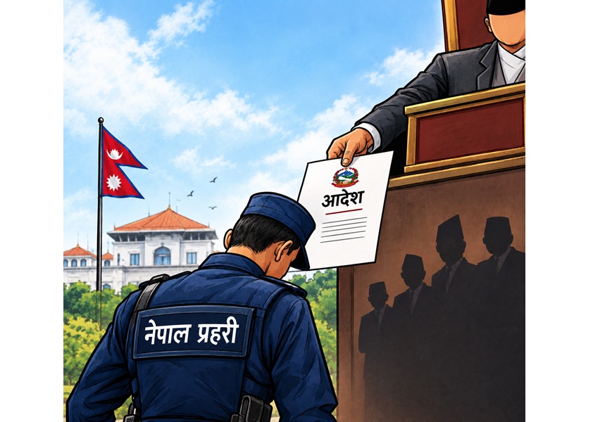 नेपाल प्रहरी : ‘माथिको आदेश’ मान्दा आफ्नै साख गुमाउँदै