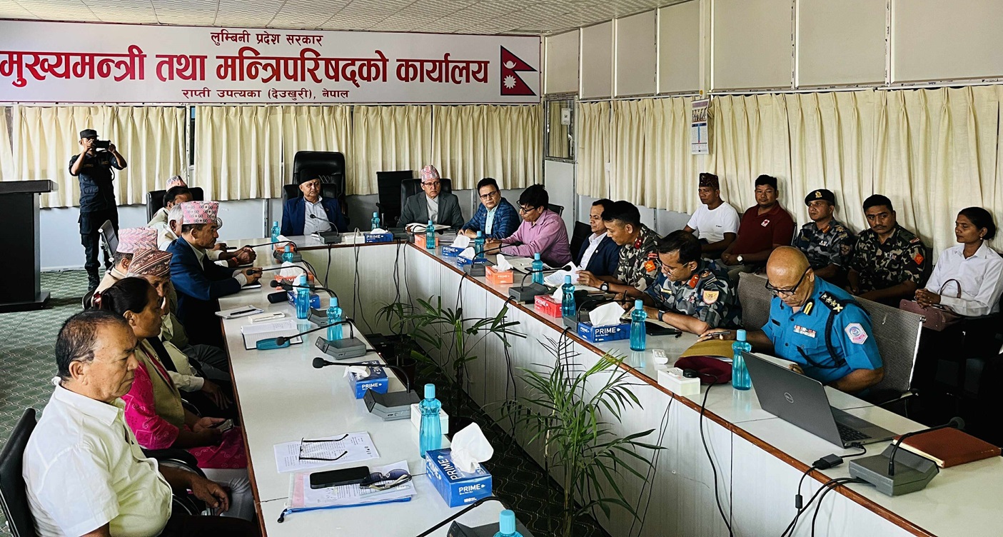 विपद्का घटना रोक्न सबै संयन्त्र परिचालन गरिन्छ : मुख्यमन्त्री आचार्य