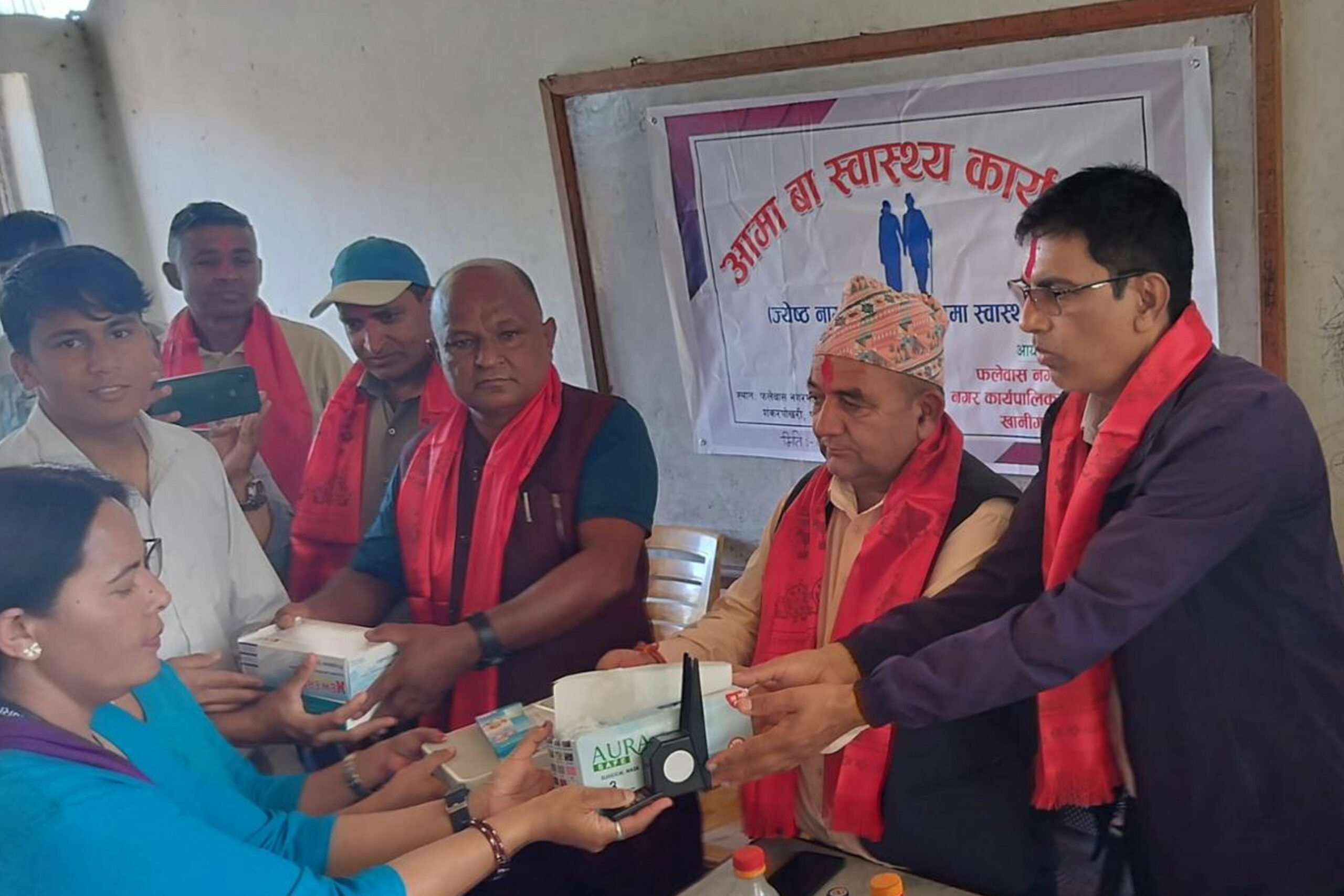 पर्वतको फलेवासमा ‘आमा-बा स्वास्थ्य कार्यक्रम’ सुरु