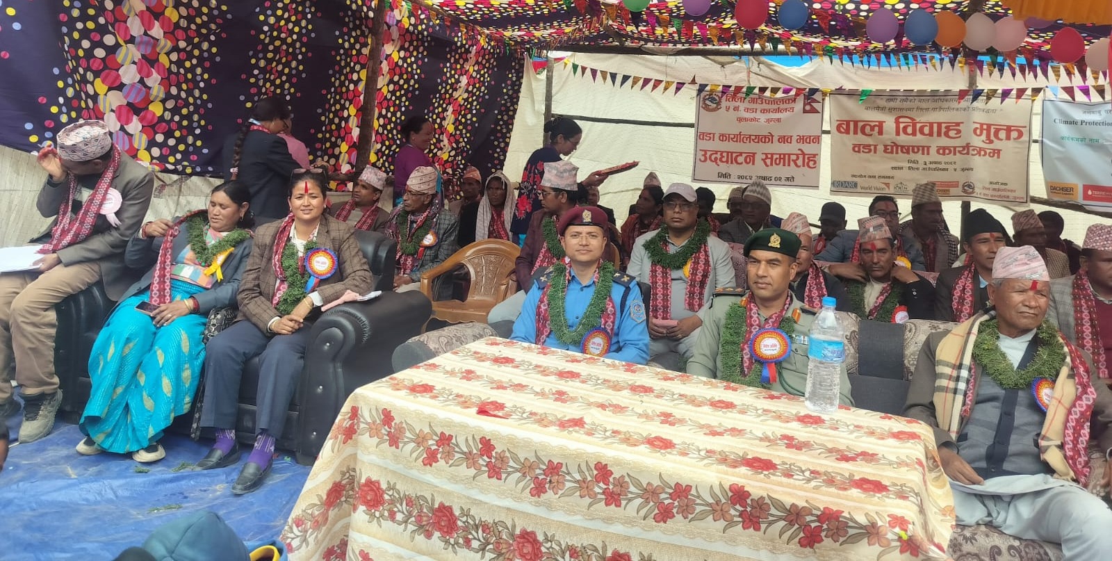 तिला गाउँपालिकाको वडा नं. ५ बालविवाहमुक्त घोषणा