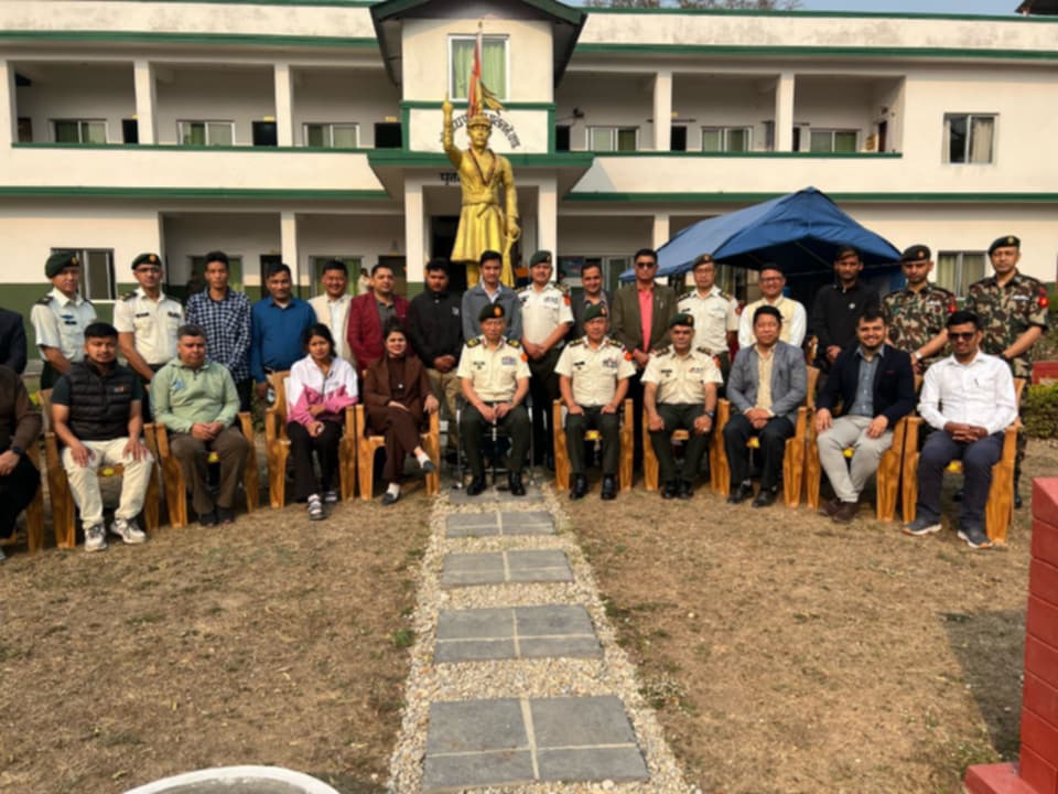 सेनाको ४ दिने अभिमुखीकरण तालिम सुरु