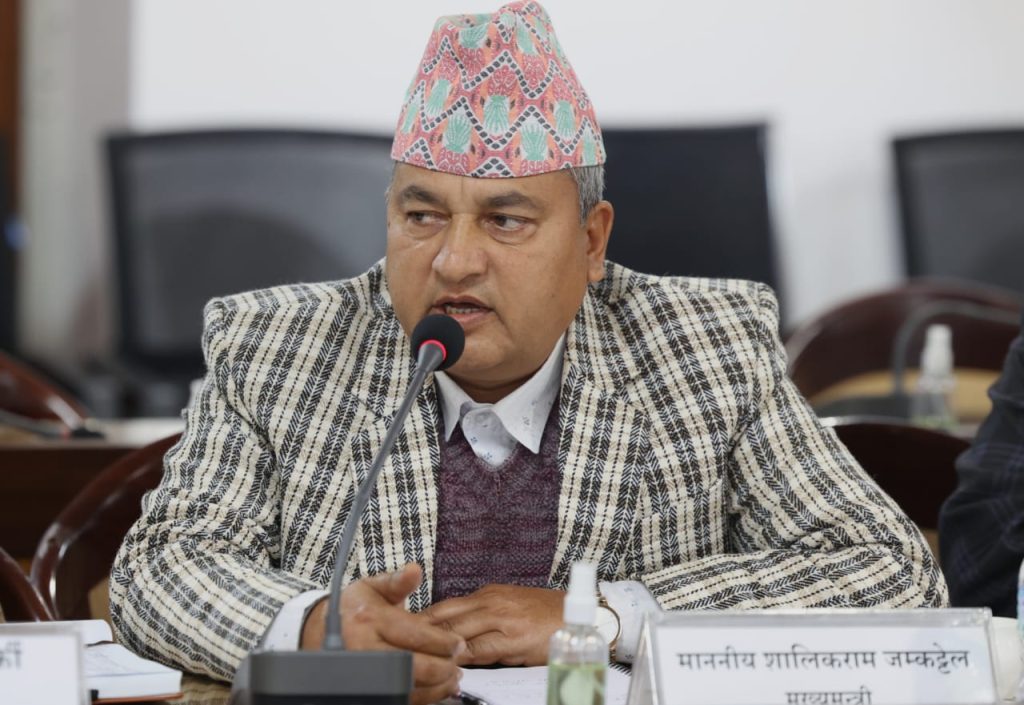 मुख्यमन्त्री जम्कट्टेललाई राजीनामा दिन एमालेको आग्रह
