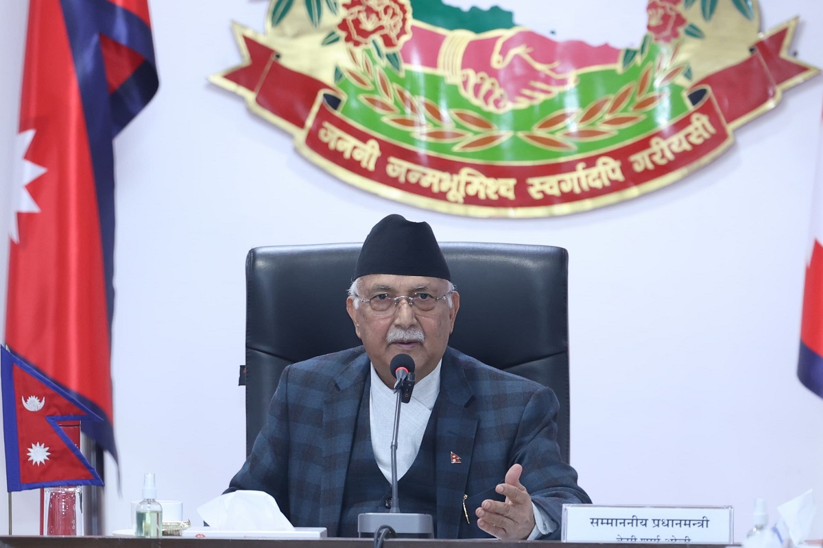 प्रधानमन्त्री ओली सोमबार चीन भ्रमणमा जाँदै