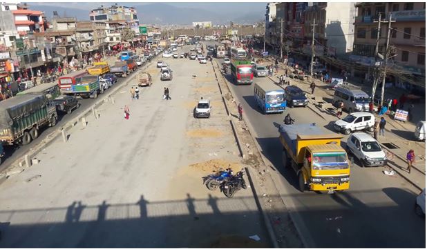जडीबुटी चोकदेखि पेप्सीकोला चोकसम्मकाे सडक सीमा क्षेत्रका अनधिकृत संरचना हटाउन निर्देशन