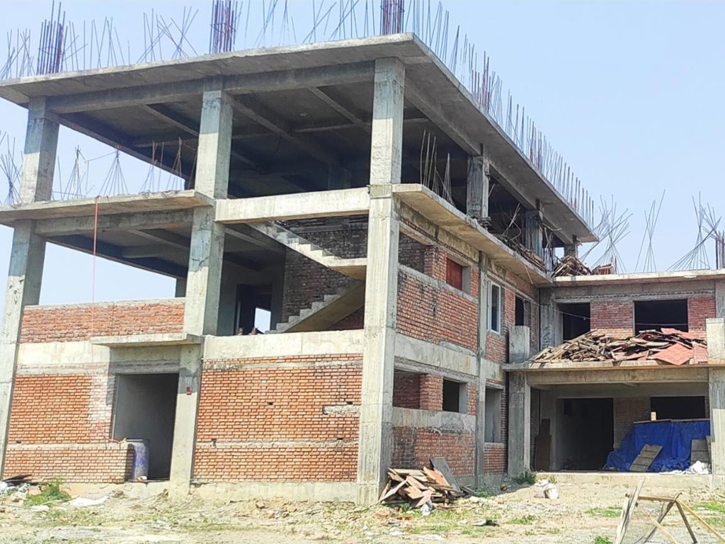 नमुना भेटेरिनरी अस्पताल निर्माण कार्य सुस्त