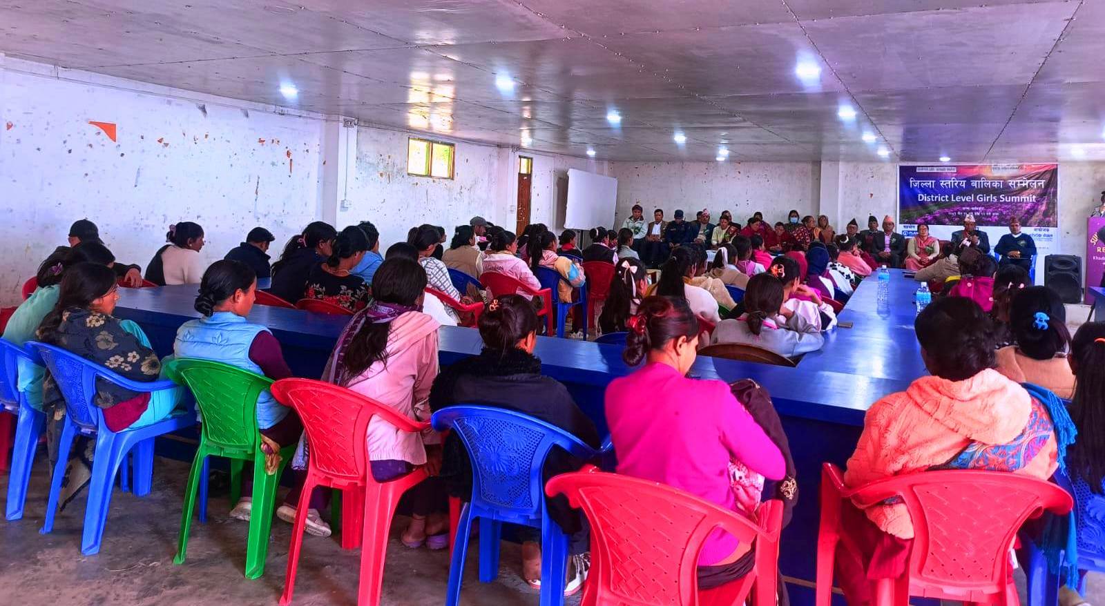 बालविवाह रोक्न बृहत् बालिका सम्मेलन