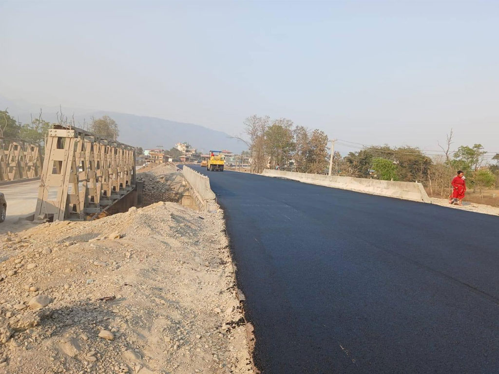 नारायणगढ-बुटवल सडक : पूर्वी खण्डमा कालोपत्र