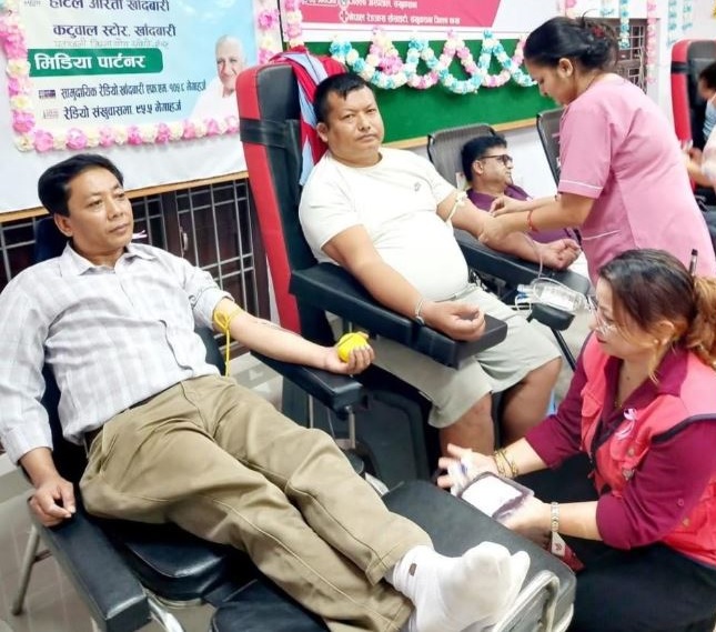 नेपालमै पहिलो पटक एकैदिन ५ हजार ४७ पिन्ट रगत संकलन